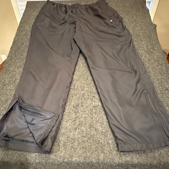 Mens New Balance Golf Rain Pants Black 2X C13 - Picture 2 of 4